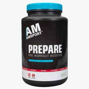 PREPARE Pre-Workout Booster | Rote Früchte | 1500g | Liefert Energie und lädt Deinen Körper mit einem hochwertigen Mix aus Nährstoffen